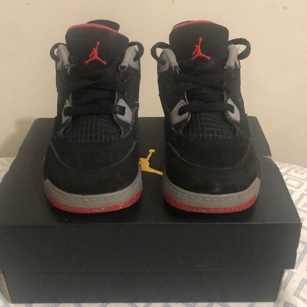 Pre owned Jordan 4 Retro (TD) bred
